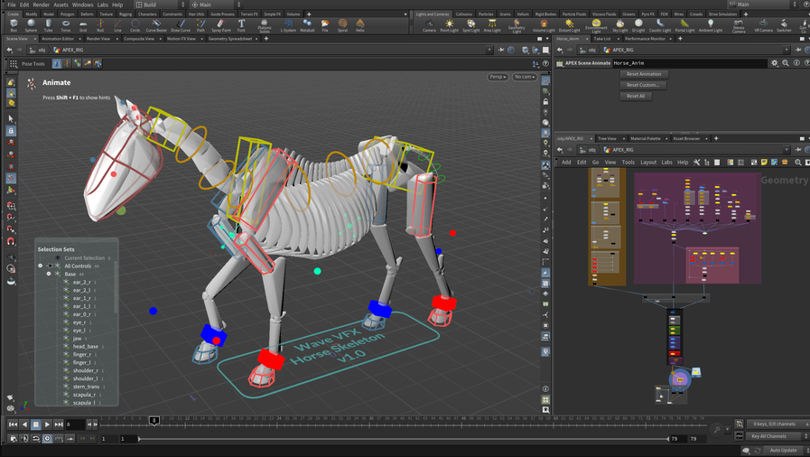 Rigging avec Houdini